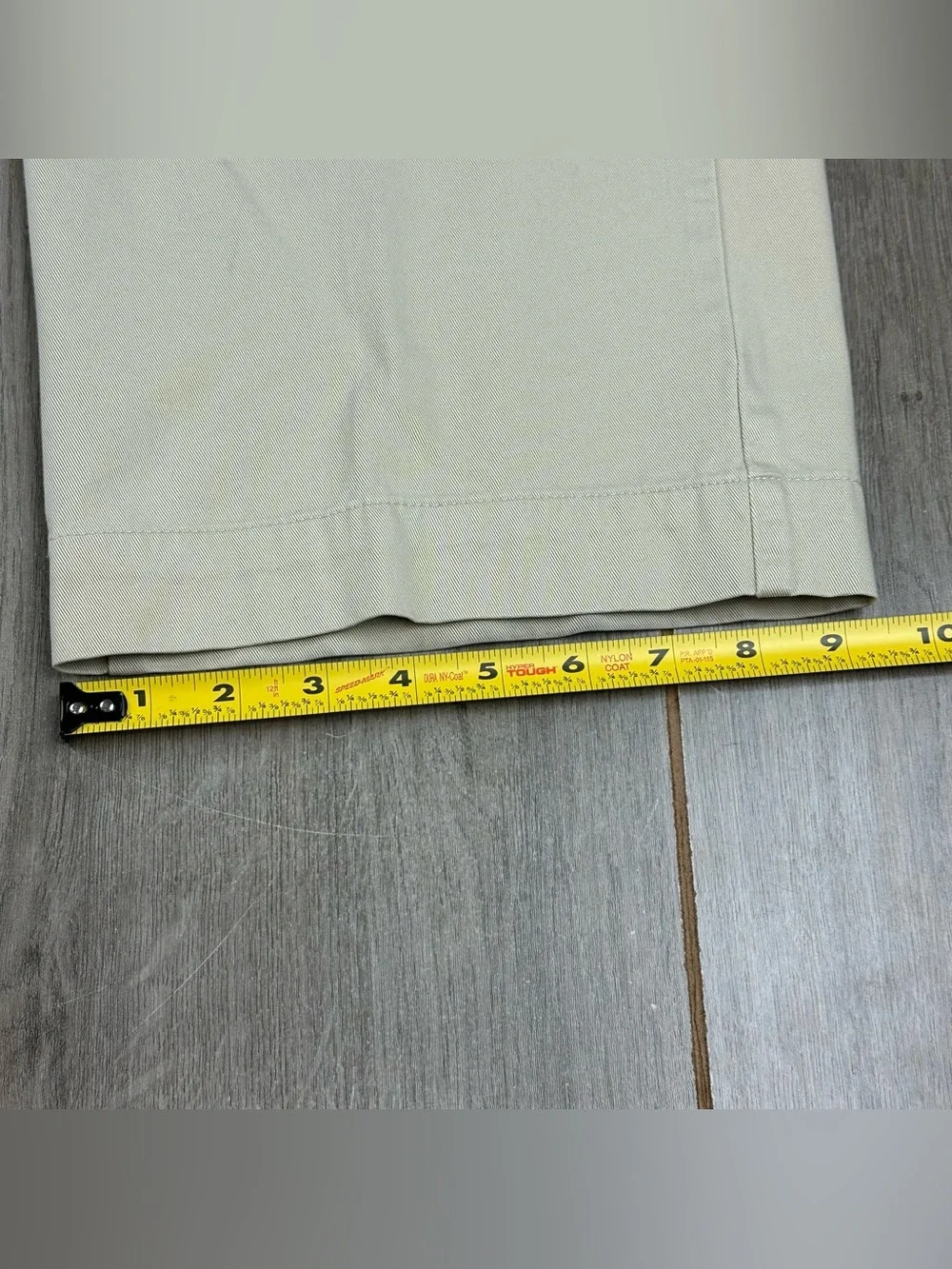 Polo Ralph Lauren Flat Front Chino pants 44x30 (tag 46Bx32) Spring Beige *stains